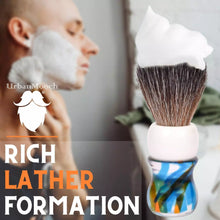 Premium & Stylish Resin Shaving Brush - Multicolor