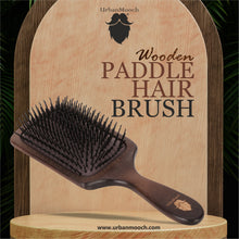 Premium Wooden Hair Brush For Men | Nylon Bristles | Paddle Hair Brush For Men