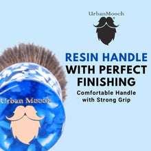 Premium & Stylish Resin Shaving Brush - Sky