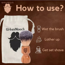 Premium & Stylish Resin Shaving Brush - Beige