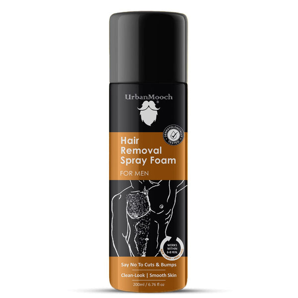 UrbanMooch Painless Hair Removal Spray Foam for Clean & Smooth Skin, 200ml