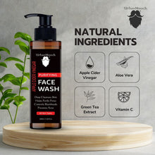 Ingredient of our urbanmooch apple cider vinedar purifing face wash