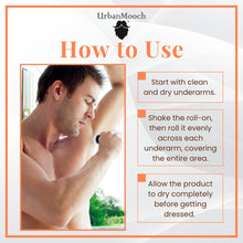 UrbanMooch Underarm Roll-On for Men – 4% AHA BHA | Brightening Deodorant | 48-Hour Odor Protection | Alcohol-Free