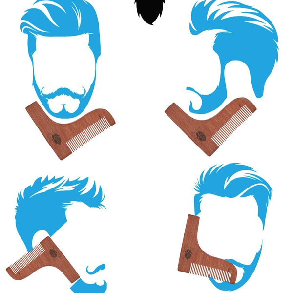 Pure Sheesham Wood Beard Comb for Grooming