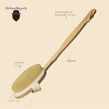Long-Handle Wooden Bath Brush