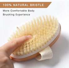 Long-Handle Wooden Bath Brush