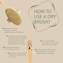 Long-Handle Wooden Bath Brush