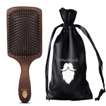 Premium Wooden Hair Brush For Men | Nylon Bristles | Paddle Hair Brush For Men