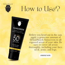 Daily Sunscreen For Men SPF 50 PA +++ | Sunscreen with Hyaluronic Acid & Niacinamide
