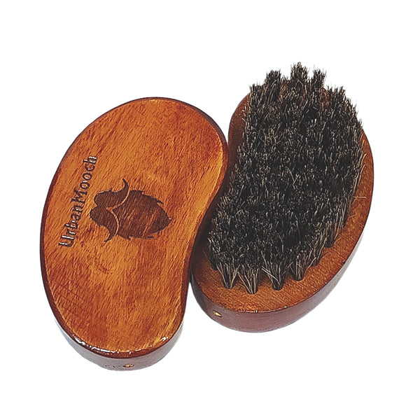 Boar Bristle Beard Brush for Men - Travel Size