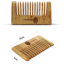 Natural Neem Wood Beard and Hair Comb