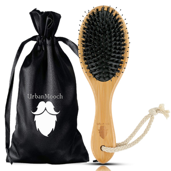 Premium Dual Nylon & Boar Bristle Hair Brush - For All Hair Types