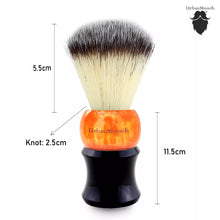 Premium & Stylish Resin Shaving Brush - Orange