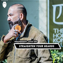 Round Boar Bristle Beard Brush for Men