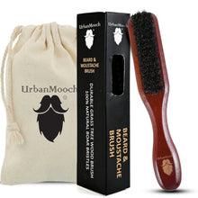 Premium 100% Boar Bristle Beard Brush for Men - Stylish