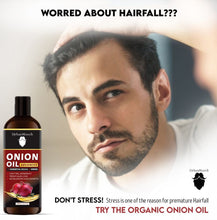 Organic Onion Hair Oil for Nourished and Stronger Hair