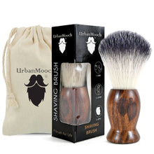 UrbanMooch Premium Wooden Shaving Brush for Men - Ultra Soft Bristles