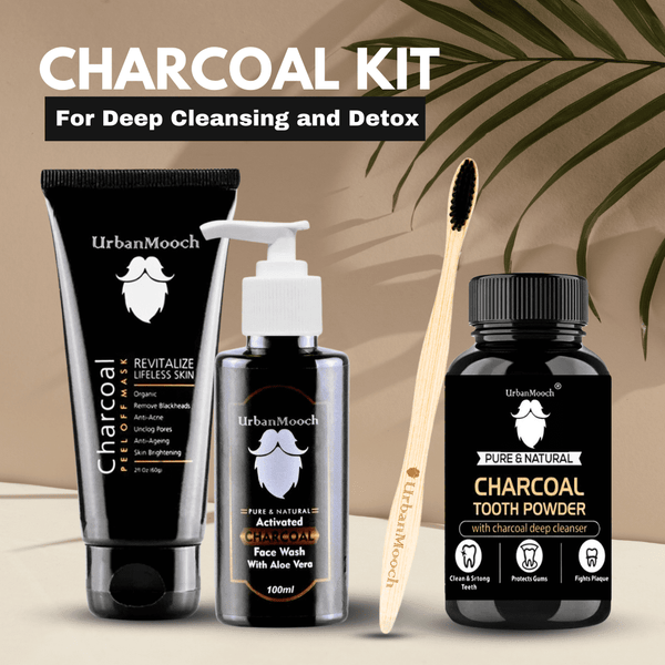 Charcoal Kit for Deep Cleansing And Detox