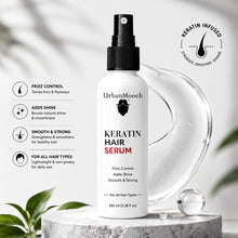 Keratin Hair Serum for Men | Anti Frizz, Smooth, Shiny & Manageable Hair