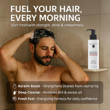 UrbanMooch Keratin Smoothing Shampoo for Men – Frizz Control, Color-Safe & pH Balanced, 180ml