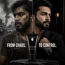 UrbanMooch Charcoal Face & Beard Wash for Men – Deep Cleansing, Oil Control & Tan Removal