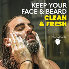 UrbanMooch Charcoal Face & Beard Wash for Men – Deep Cleansing, Oil Control & Tan Removal