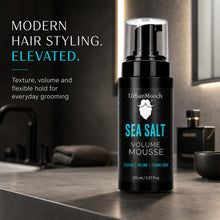 UrbanMooch Sea Salt Volume Mousse for Men – Hair Volumizing Mousse for Texture, Lift & Matte Finish