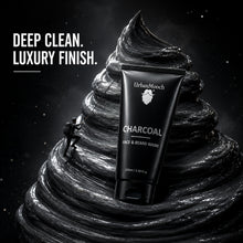 UrbanMooch Charcoal Face & Beard Wash for Men – Deep Cleansing, Oil Control & Tan Removal