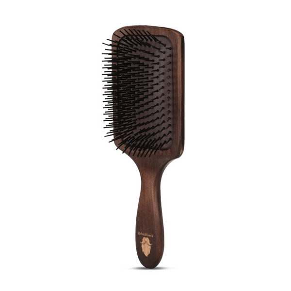 Premium Nylon Bristle Hair Brush - Brown