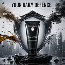 UrbanMooch Charcoal Face & Beard Wash for Men – Deep Cleansing, Oil Control & Tan Removal
