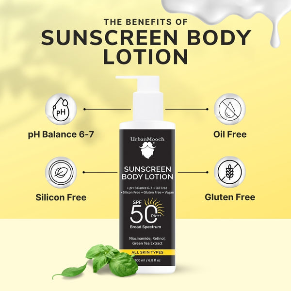 Benifits of our sunscreen body lotion