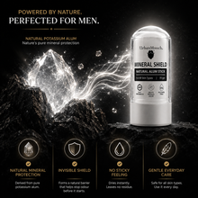 UrbanMooch Mineral Shield™ Natural Alum Stick | Potassium Alum Deodorant for Men | Alcohol Free | 75g