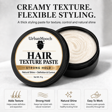 UrbanMooch Hair Texture Paste for Men | Added Texture, Strong Hold& & Natural Shine, 75gm