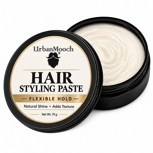UrbanMooch Hair Styling Paste for Men | Added Texture, Flexible Hold& & Natural Shine, 75gm