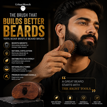 Boar Bristle Brush for Beard