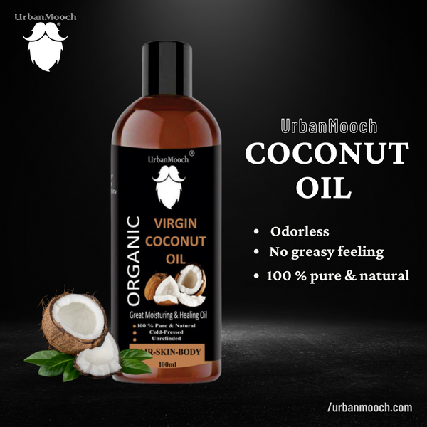 Pure Coconut Oil for Hair and Skin Care