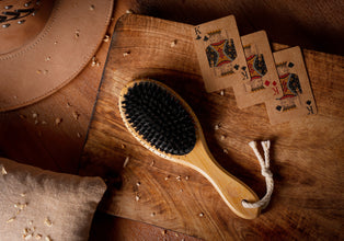 Premium Dual Nylon & Boar Bristle Hair Brush - For All Hair Types