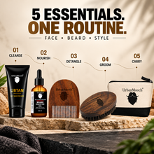 5-in-1 Beard Grooming Kit for Men | Skin Care Kit