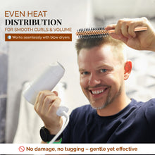 UrbanMooch Roller Hair Brush for Men