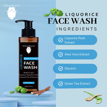 Ingredients of our Liquorice brightening Face Wash