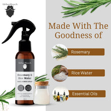 Ingredients in our Rosemary and Rice Water Hair Growth Spray