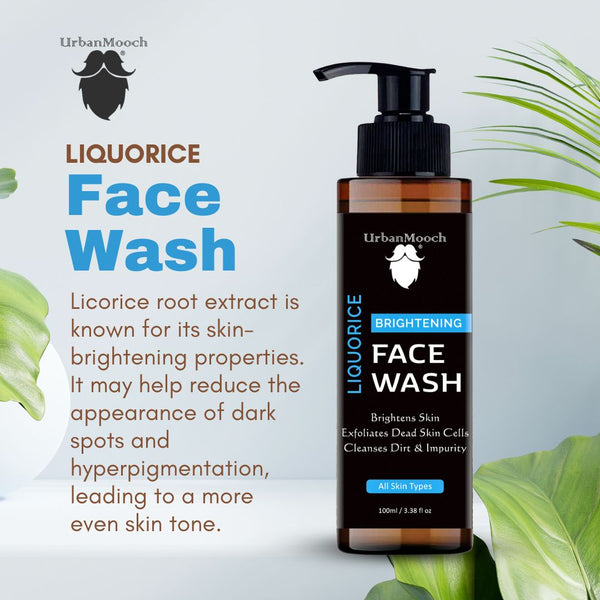 Urbanmooch Liquorice Brightening Face Wash Poster