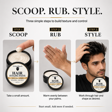 UrbanMooch Hair Styling Paste for Men | Added Texture, Flexible Hold& & Natural Shine, 75gm