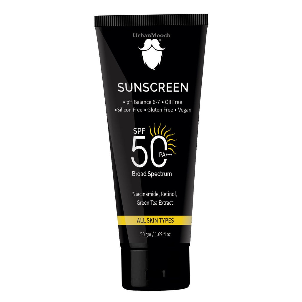 Sunscreen SPF 50, PA +++ For Men, 50gm - UrbanMooch
