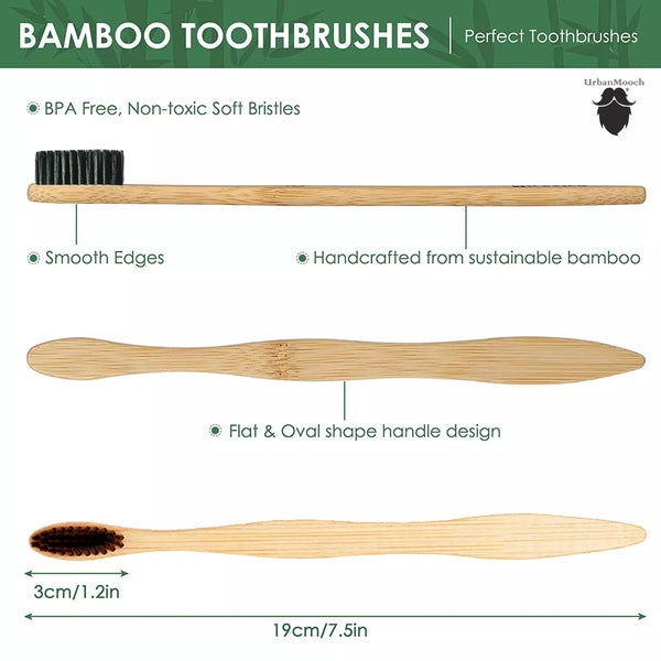 Bamboo Charcoal Toothbrush for Natural Oral Care