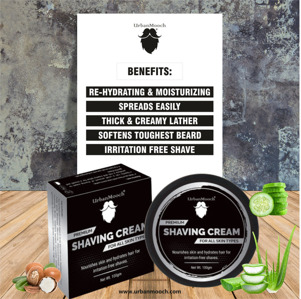 Shea Butter Shaving Cream for Smooth Shave