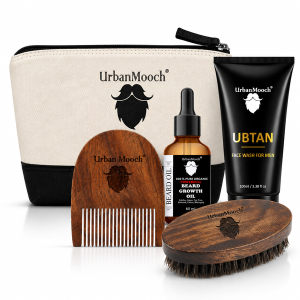 5-in-1 Beard Grooming Kit for Men | Skin Care Kit