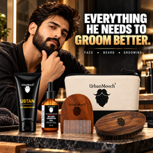 5-in-1 Beard Grooming Kit for Men | Skin Care Kit