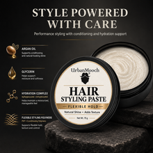UrbanMooch Hair Styling Paste for Men | Added Texture, Flexible Hold& & Natural Shine, 75gm