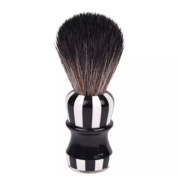 Premium & Stylish Resin Shaving Brush - Zebra
